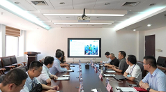 聯想控股行政總裁李蓬一行到訪四方光電參觀研讨